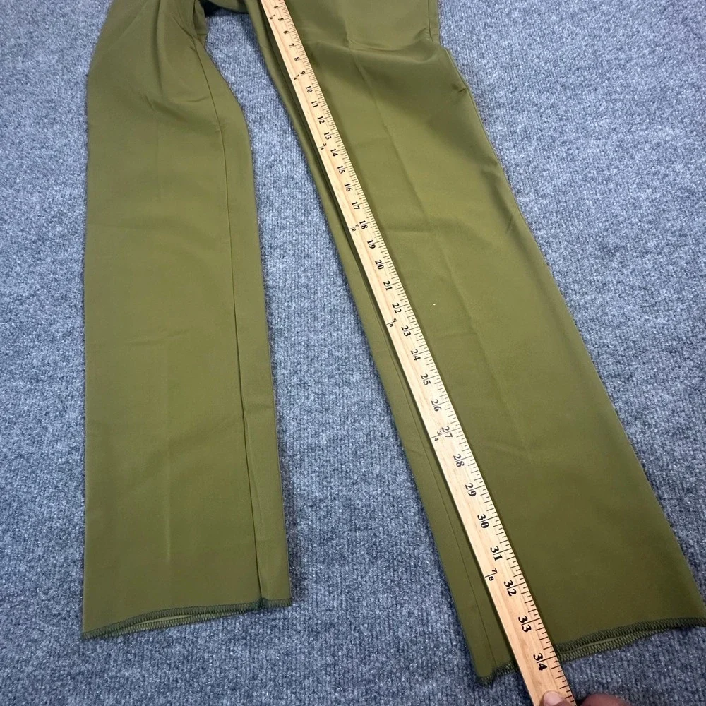Louis Castel Mens Olive Green Technical Golf Chino Trousers Pants 32x34